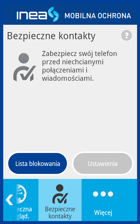 Aby zezwolić użytkownikowi urządzenia na korzystanie z określonej zawartości stron internetowych, upewnij się, że pole wyboru obok tej aplikacji jest zaznaczone.