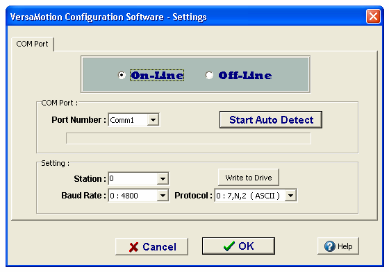 Konfigurowanie parametrów serwonapędu Konfigurowanie przy pomocy komputera z oprogramowaniem narzędziowym.