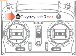 Umiejscowienie przy starcie Uwaga: Uruchomienie silników powoduje ustawienie punktu domowego. Quadrocopter musi znajdować się ok.