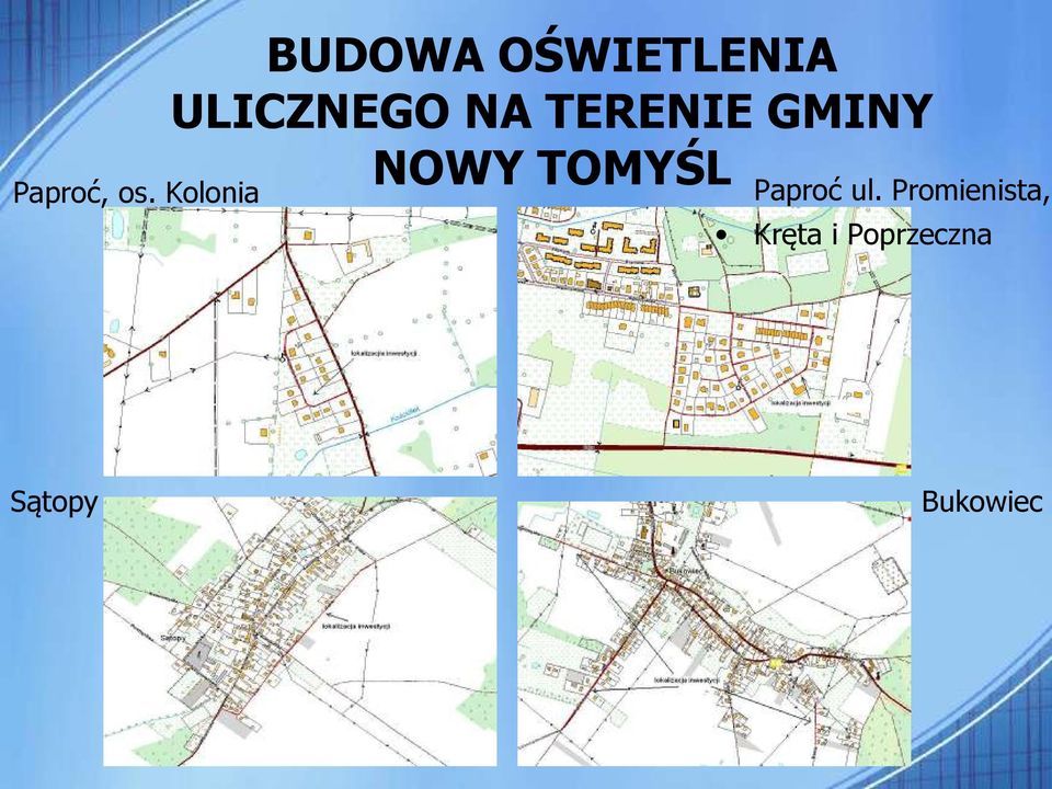 ULICZNEGO NA TERENIE GMINY NOWY