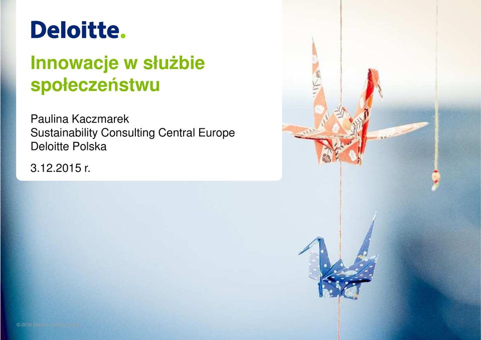 Consulting Central Europe Deloitte