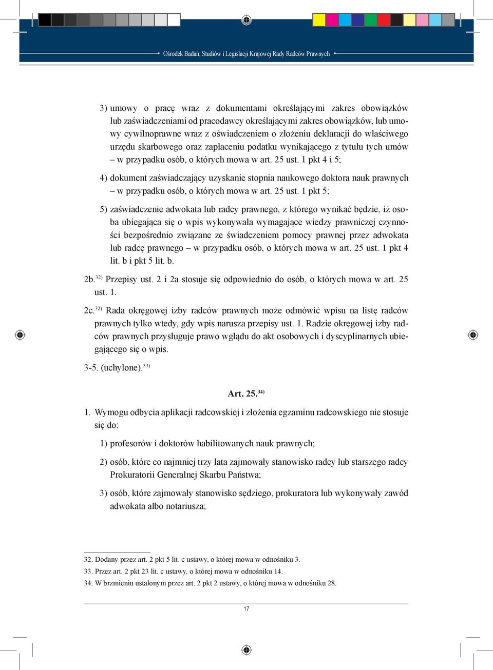 1 pkt 4 i 5; 4) dokument zaświadczający uzyskanie stopnia naukowego doktora nauk prawnych w przypadku osób, o których mowa w art. 25 ust.