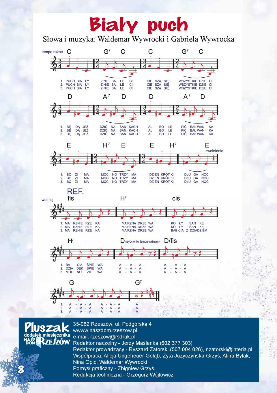 pl Redaktor naczelny - Jerzy Maślanka (602 377 303) Redaktor prowadzący - Ryszard Zatorski (507 004 026), r.
