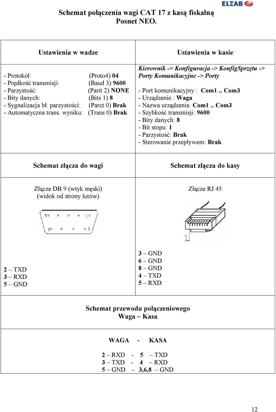 parzystości: (Parct 0) Brak - Automatyczna trans.