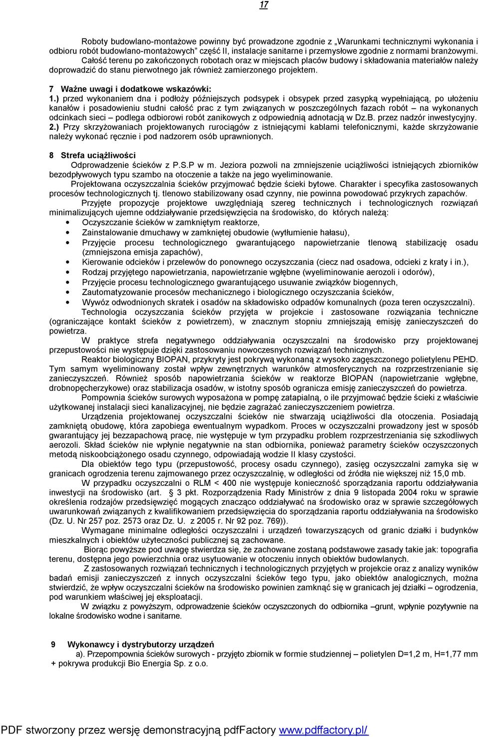 7 Ważne uwagi i dodatkowe wskazówki: 1.