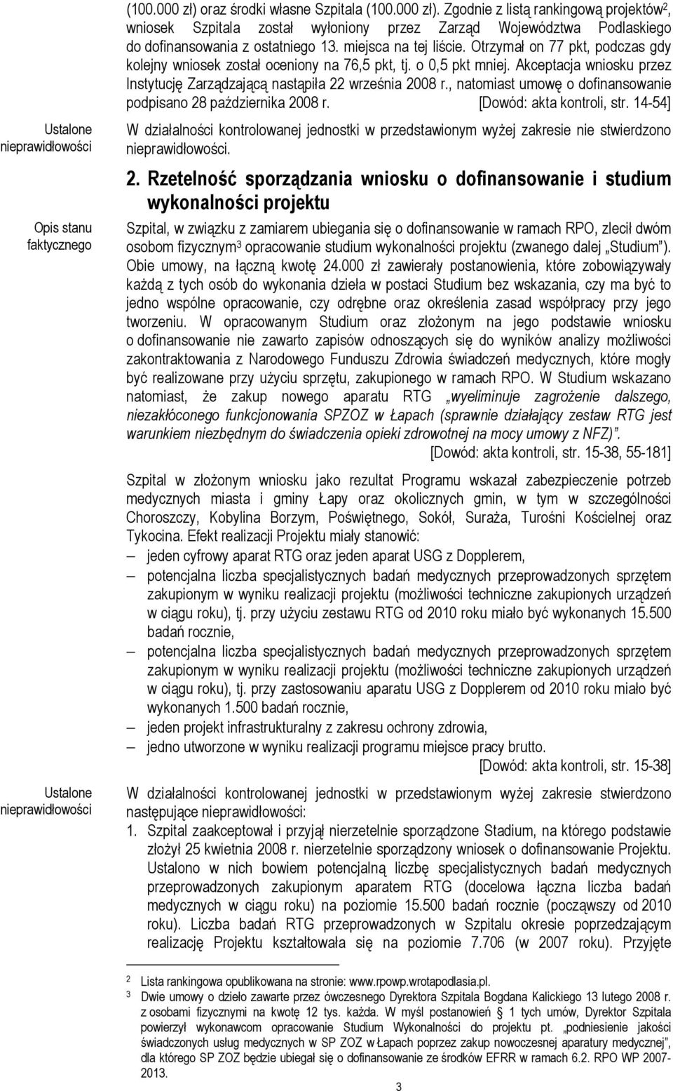 , natomiast umowę o dofinansowanie podpisano 28