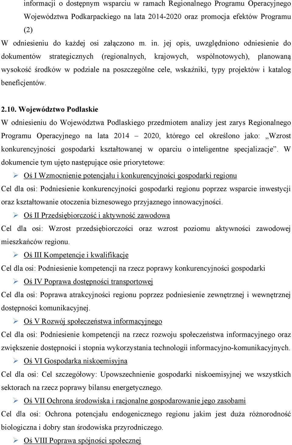 katalog beneficjentów. 2.10.