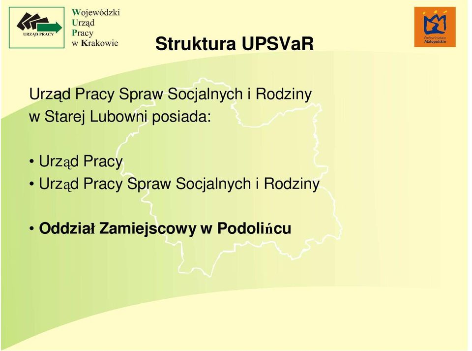 posiada: Urząd Pracy Urząd Pracy Spraw