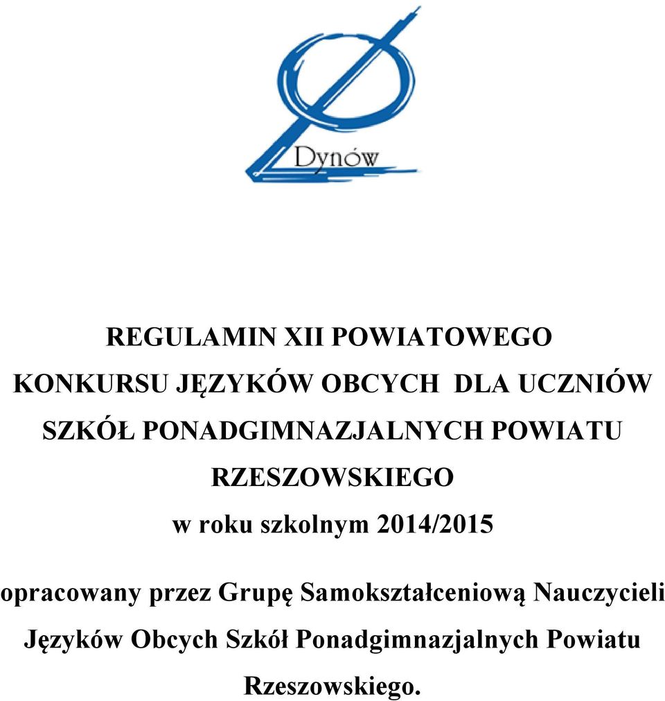 2014/2015 opracowany przez Grupę Samokształceniową Nauczycieli