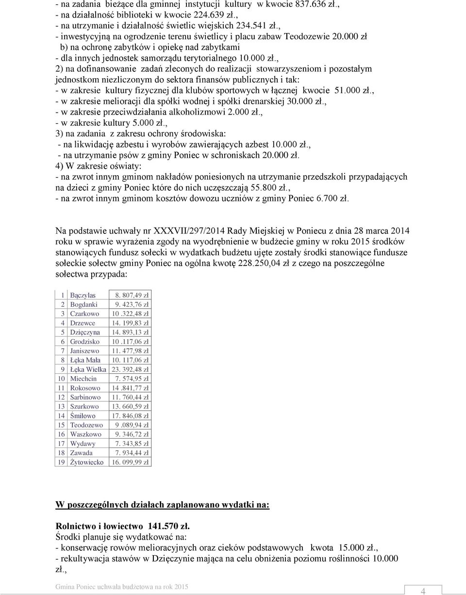 b) na ochronę zabytków i opiekę nad zabytkami - dla innych jednostek samorządu terytorialnego 10.000 zł.