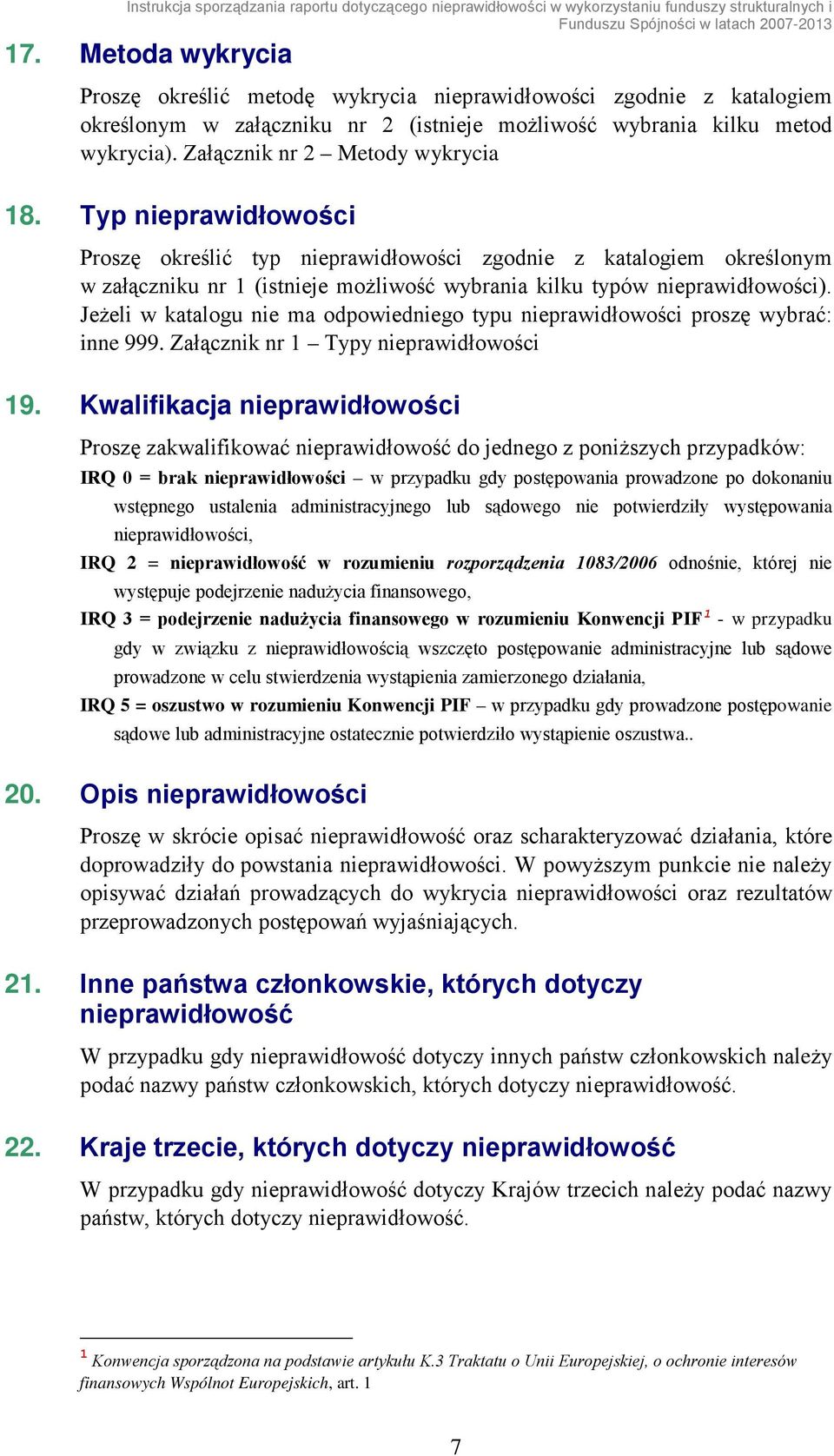 Załącznik nr 2 Metody wykrycia 18.