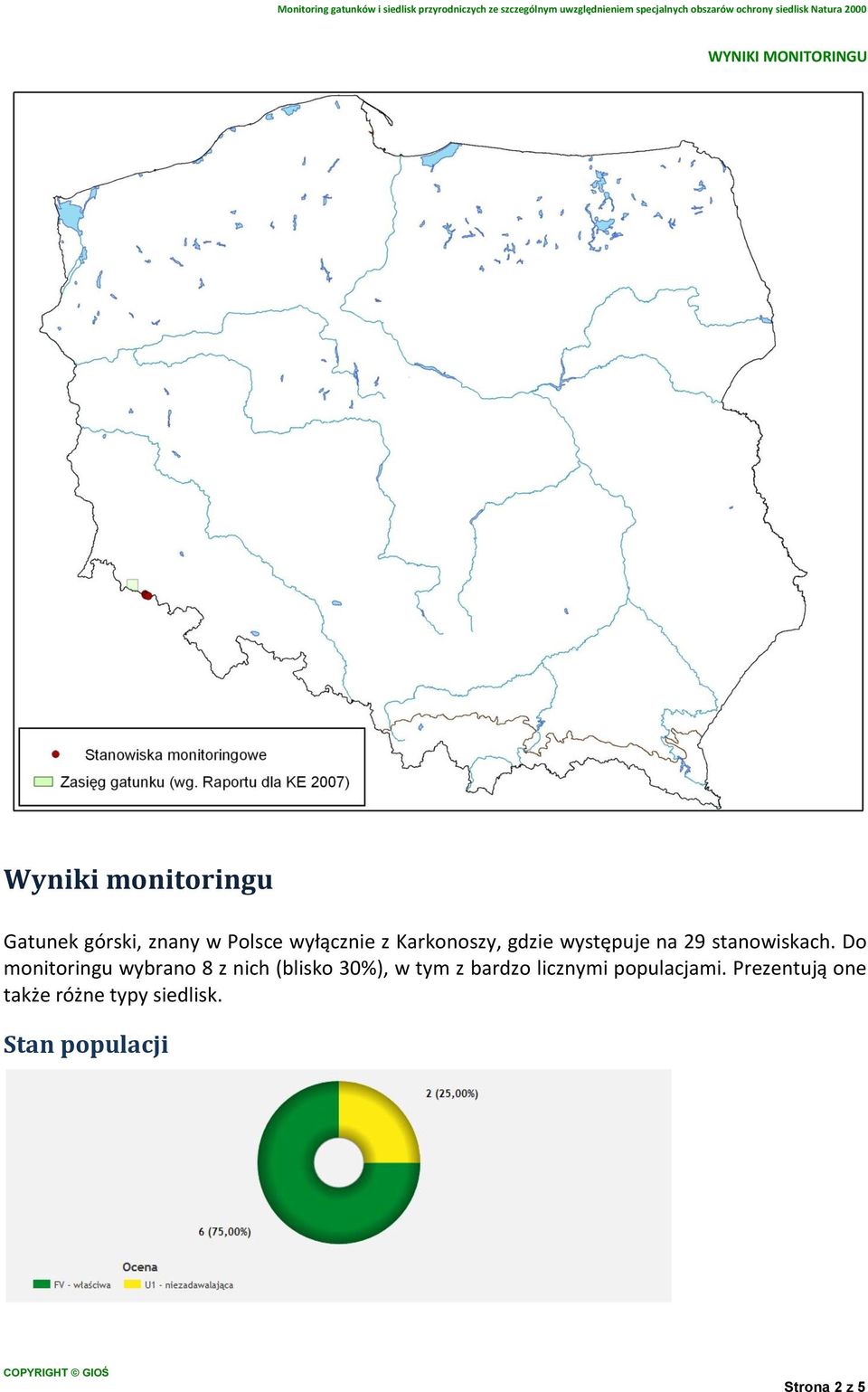 Do monitoringu wybrano 8 z nich (blisko 30%), w tym z bardzo