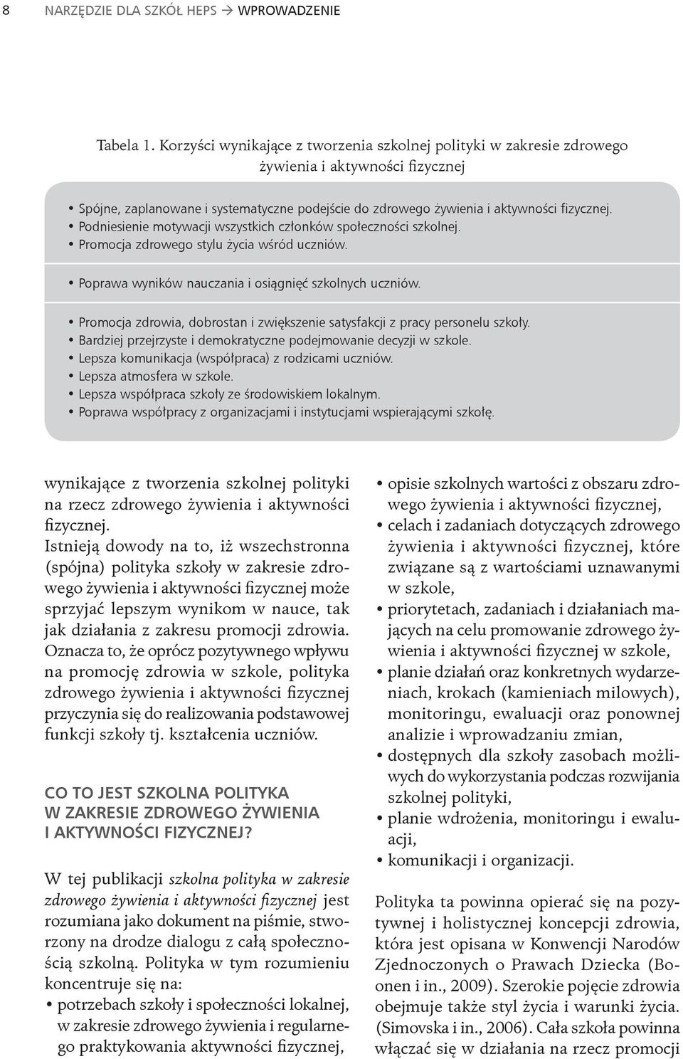 Podniesienie motywacji wszystkich członków społeczności szkolnej. Promocja zdrowego stylu życia wśród uczniów. Poprawa wyników nauczania i osiągnięć szkolnych uczniów.