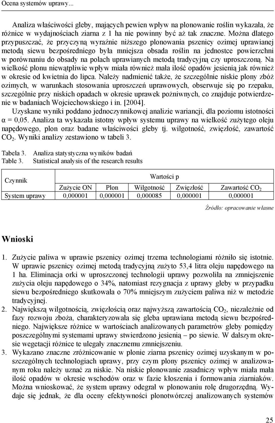 obsady na polach uprawianych metodą tradycyjną czy uproszczoną. Na wielkość plonu niewątpliwie wpływ miała również mała ilość opadów jesienią jak również w okresie od kwietnia do lipca.