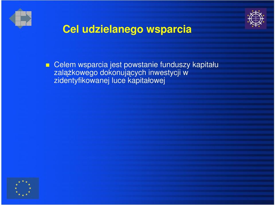 kapitału zalążkowego dokonujących