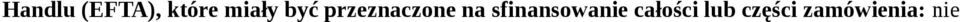 na sfinansowanie
