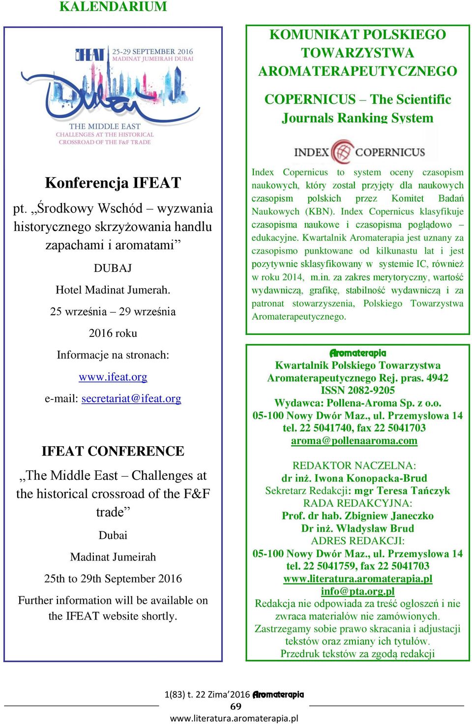 org e-mail: secretariat@ifeat.