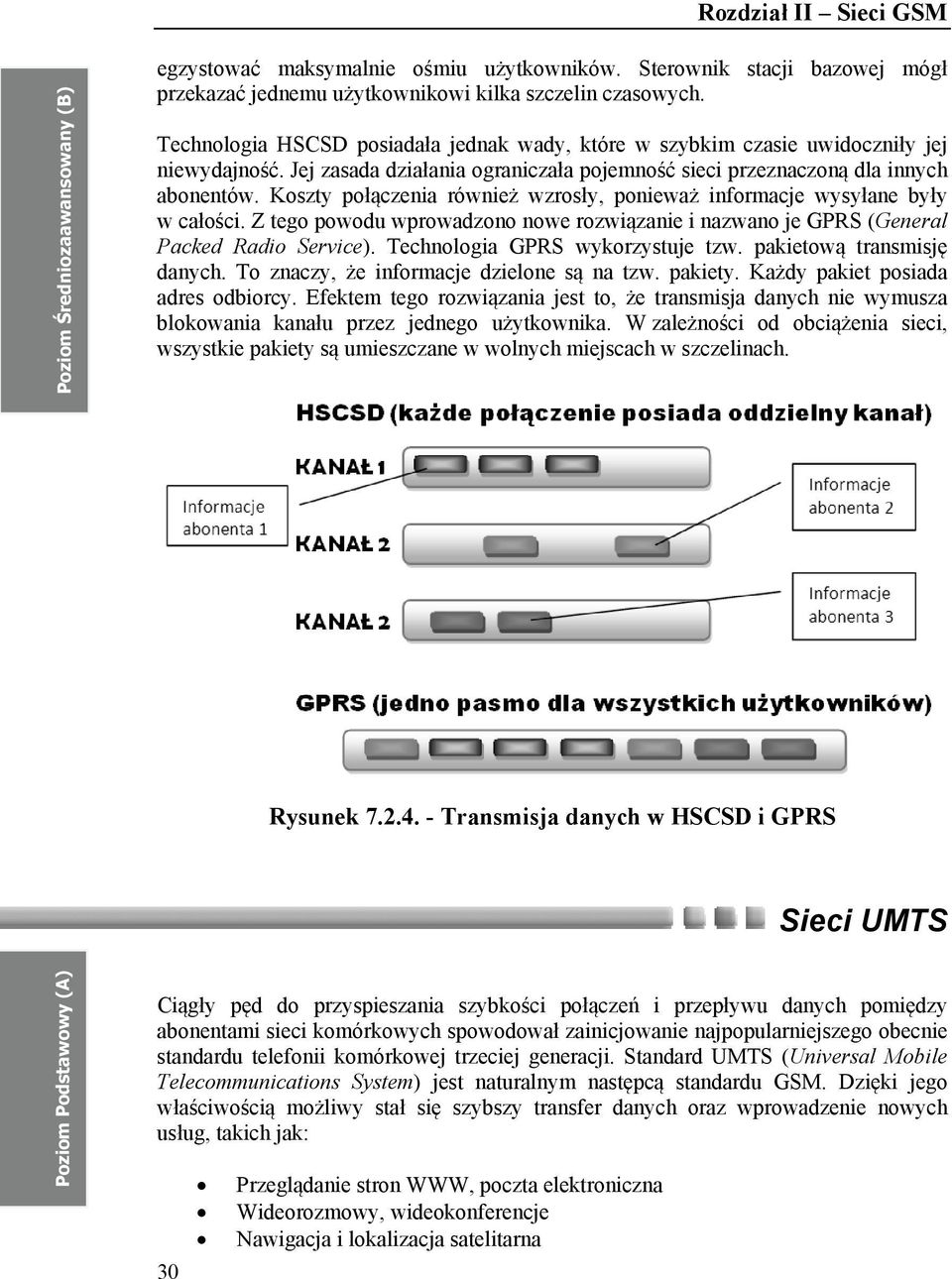 Koszty połączenia również wzrosły, ponieważ informacje wysyłane były w całości. Z tego powodu wprowadzono nowe rozwiązanie i nazwano je GPRS (General Packed Radio Service).