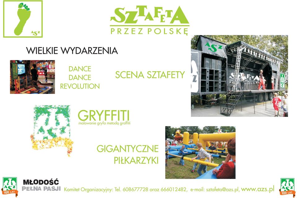 SZTAFETY GRYFFITI malowanie gryfa