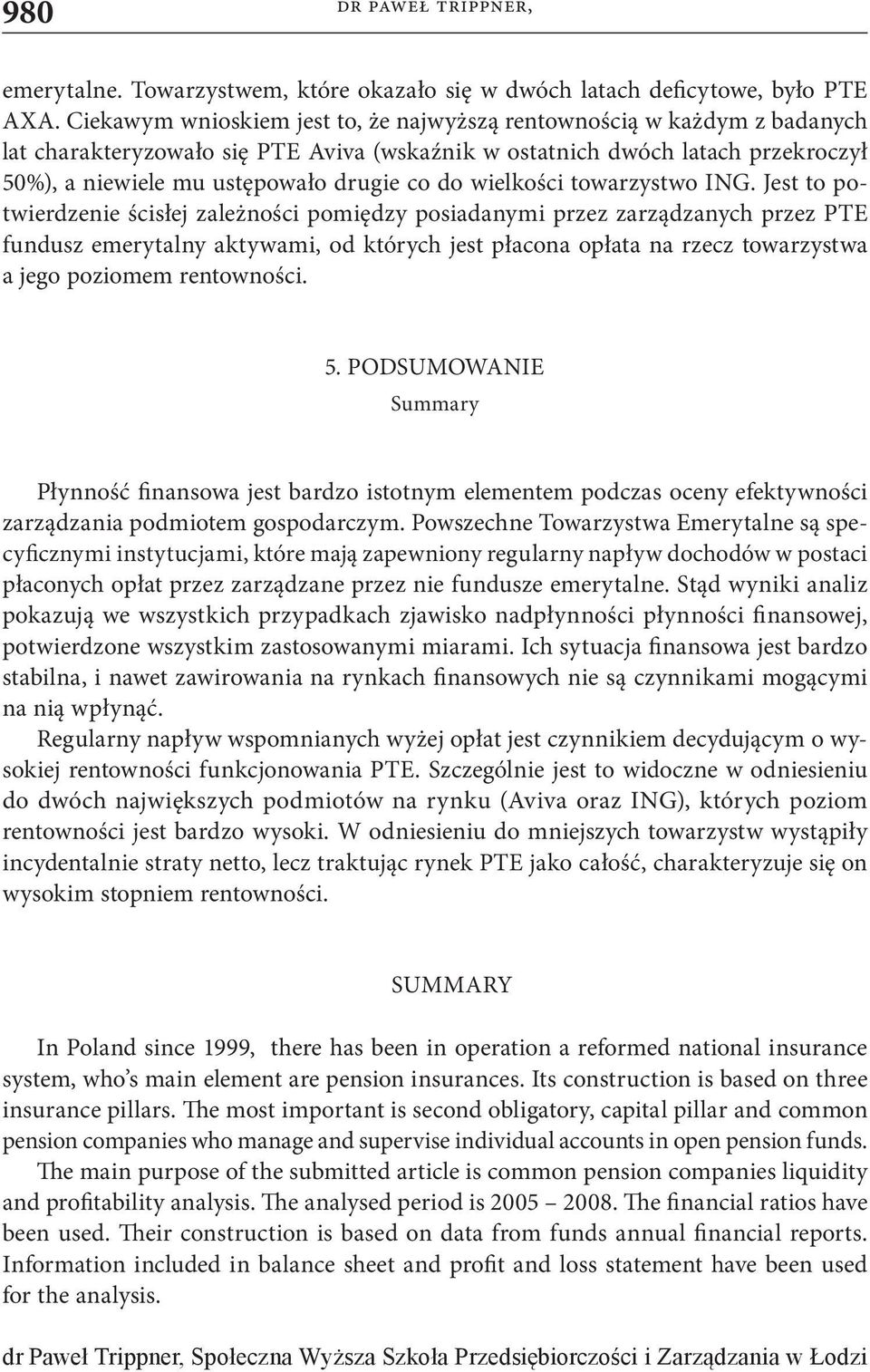 wielkości towarzystwo ING.