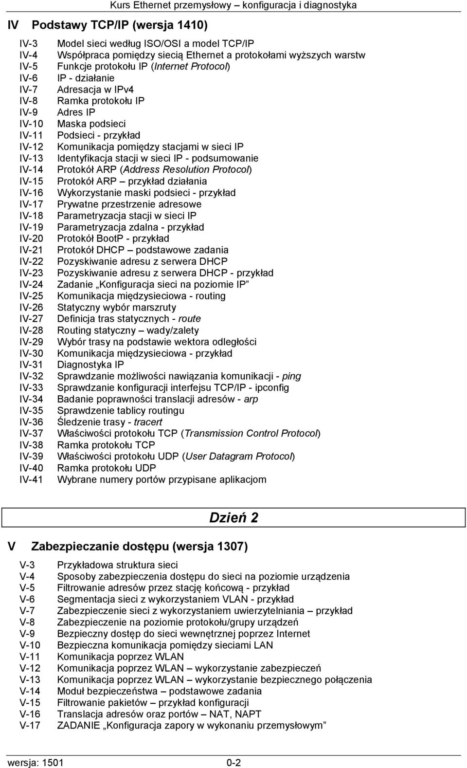 pomiędzy stacjami w sieci IP IV-13 Identyfikacja stacji w sieci IP - podsumowanie IV-14 Protokół ARP (Address Resolution Protocol) IV-15 Protokół ARP przykład działania IV-16 Wykorzystanie maski