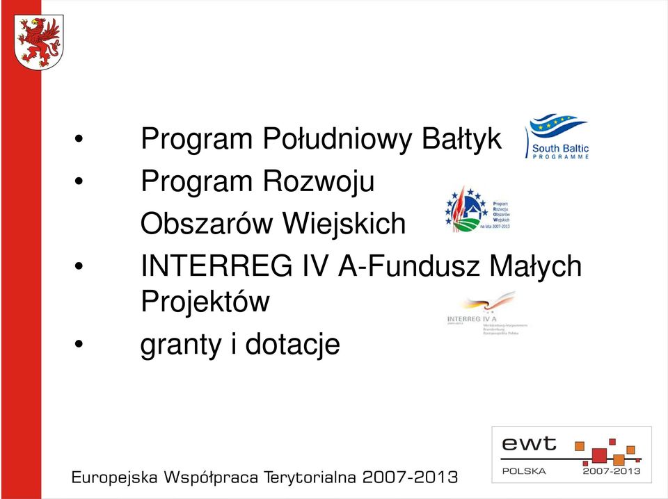 Wiejskich INTERREG IV