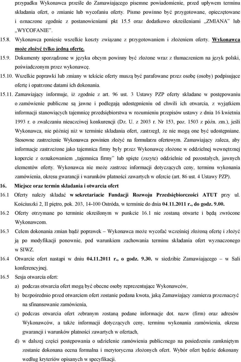 ofertę.