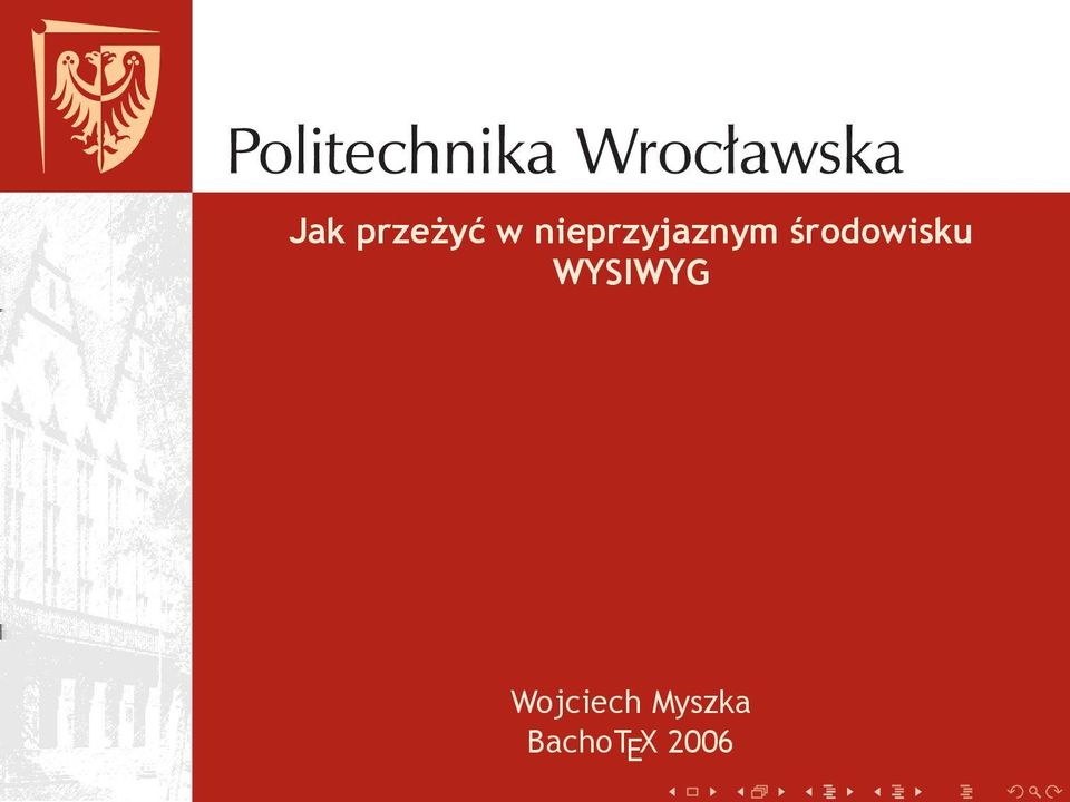 środowisku WYSIWYG