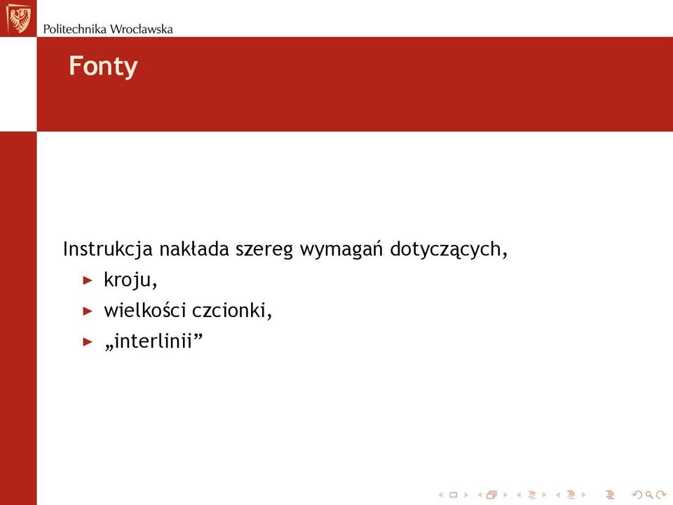 dotyczących, kroju,