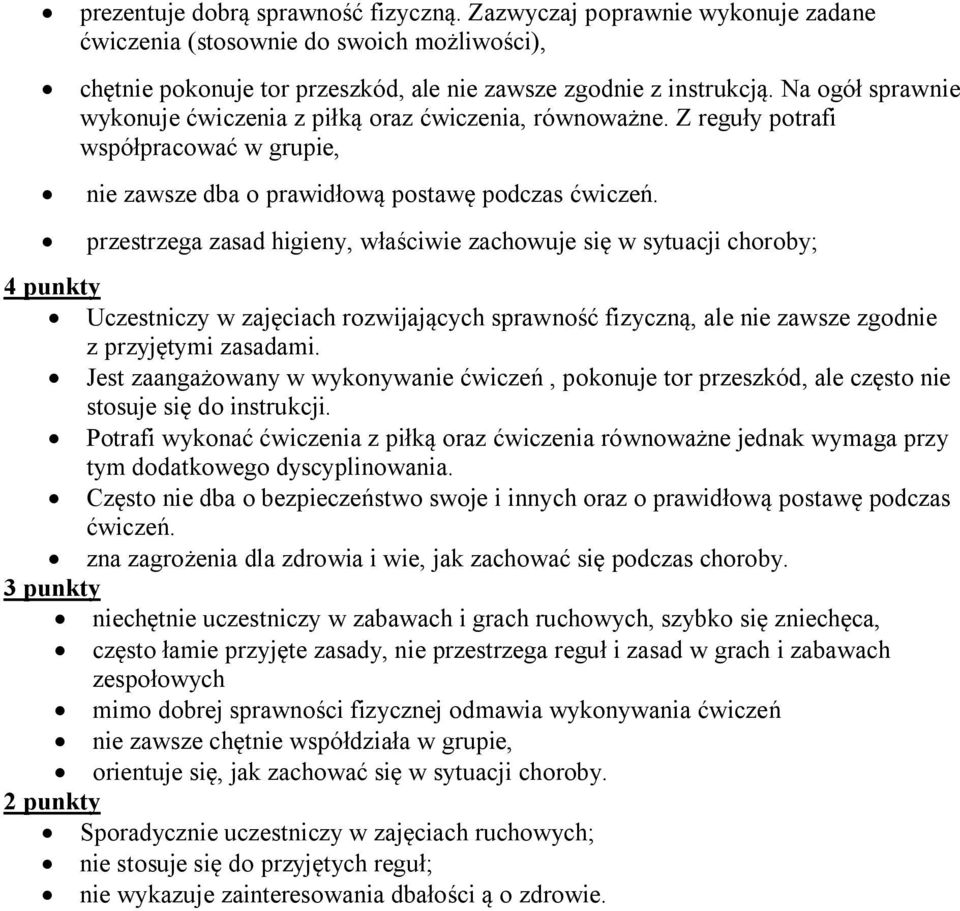 zasad higieny, właściwie zachowuje się w