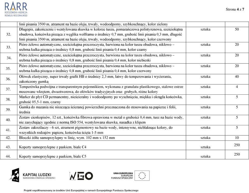 Pióro żelowe automatyczne, sześciokątna przezroczysta, barwiona na kolor tuszu obudowa, niklowo srebrna kulka pisząca o średnicy 0,8 mm, grubość linii pisania 0,4 mm, kolor czarny Pióro żelowe