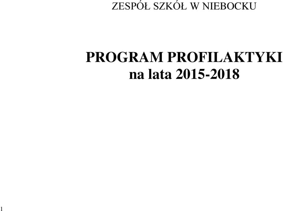 PROGRAM