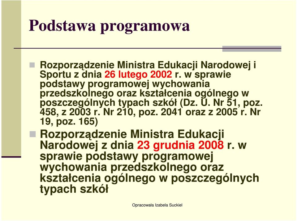 Nr 51, poz. 458, z 2003 r. Nr 210, poz. 2041 oraz z 2005 r. Nr 19, poz.