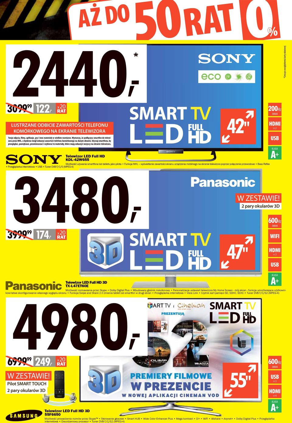 Używaj smartfonu, by przeglądać, powiększać, przemieszczać i wybierać te materiały, które mają zobaczyć wszyscy na ekranie telewizora.