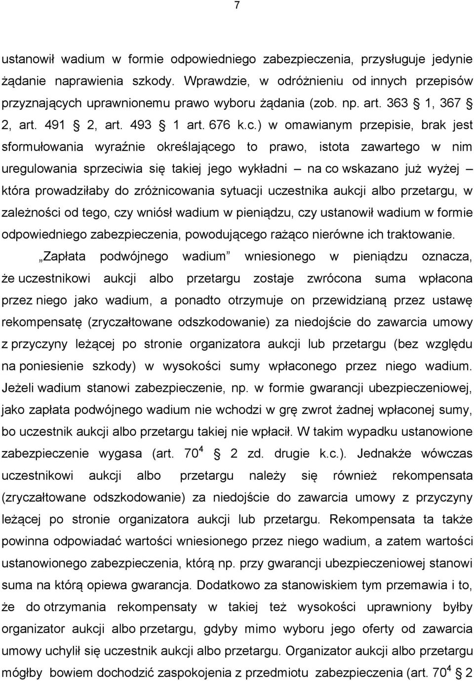 przepisów przyznający