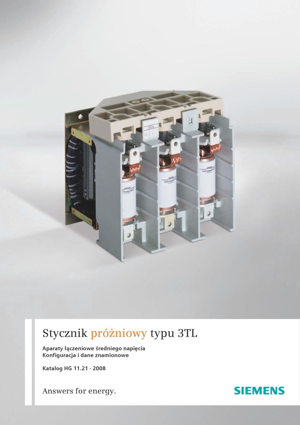 Konfiguracja i dane znamionowe Katalog HG 11.