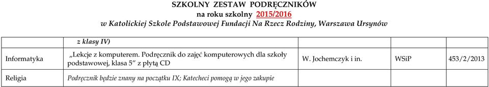 Podręcznik do zajęć komputerowych dla szkoły podstawowej, klasa 5