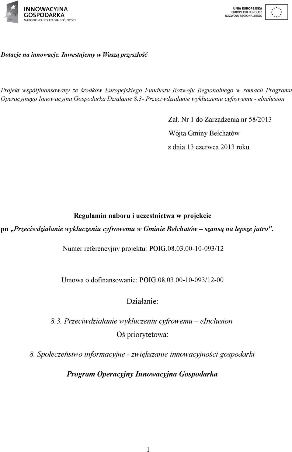 3- Przeciwdziałanie wykluczeniu cyfrowemu - elnclusion Zał.