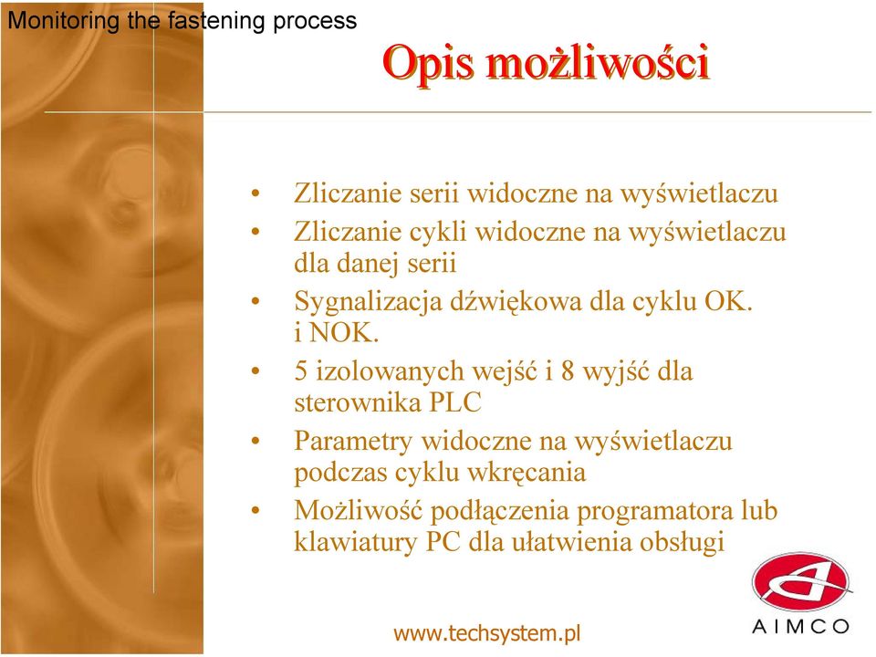 5 izolowanych wejść i 8 wyjść dla sterownika PLC Parametry widoczne na wyświetlaczu