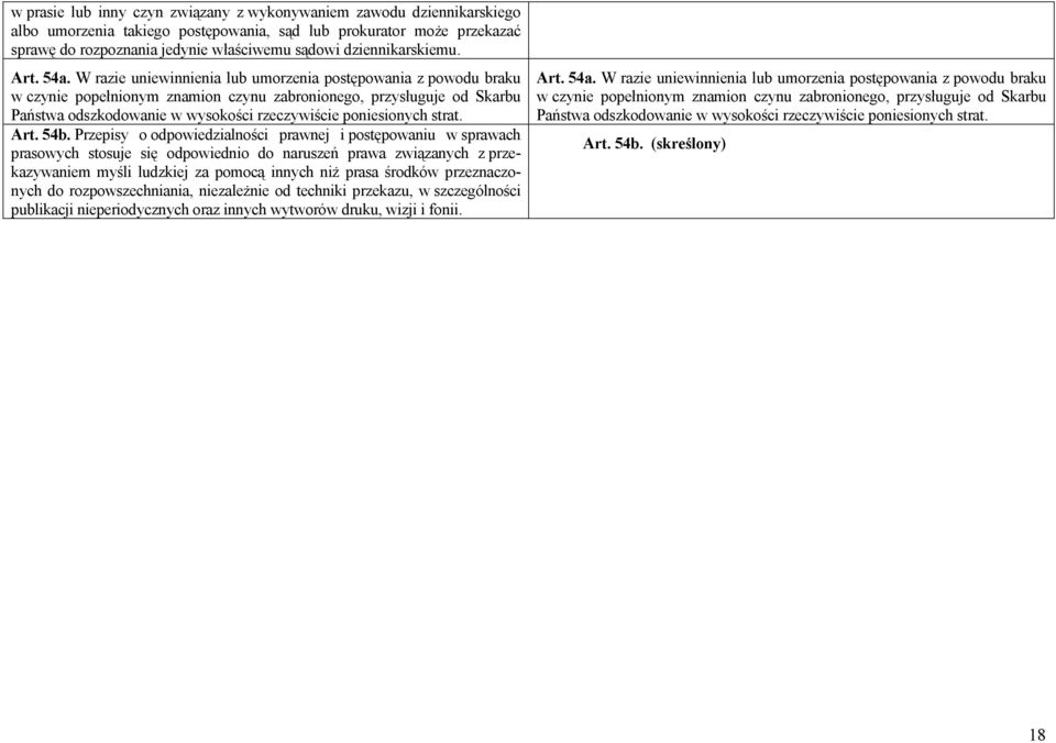 W razie uniewinnienia lub umorzenia postępowania z powodu braku w czynie popełnionym znamion czynu zabronionego, przysługuje od Skarbu Państwa odszkodowanie w wysokości rzeczywiście poniesionych