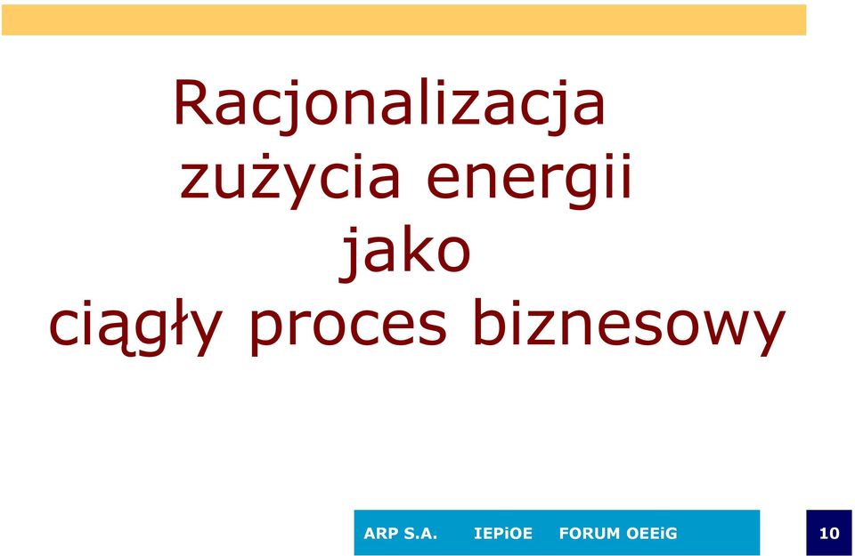 proces biznesowy ARP S.