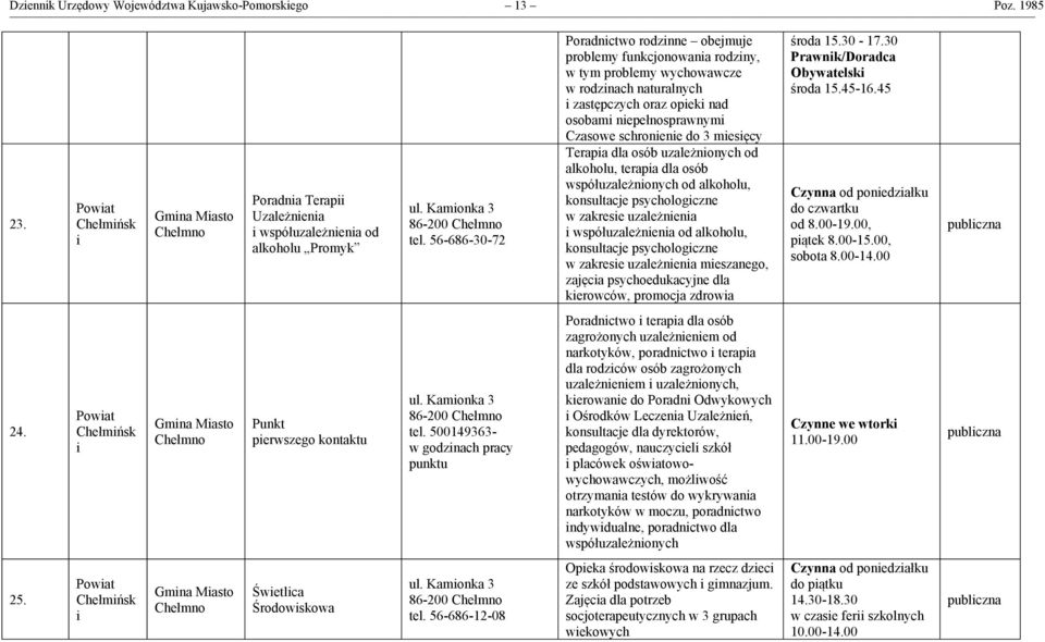 schronienie do 3 miesięcy Terapia dla osób uzależnionych od alkoholu, terapia dla osób współuzależnionych od alkoholu, konsultacje psychologiczne w zakresie uzależnienia i współuzależnienia od