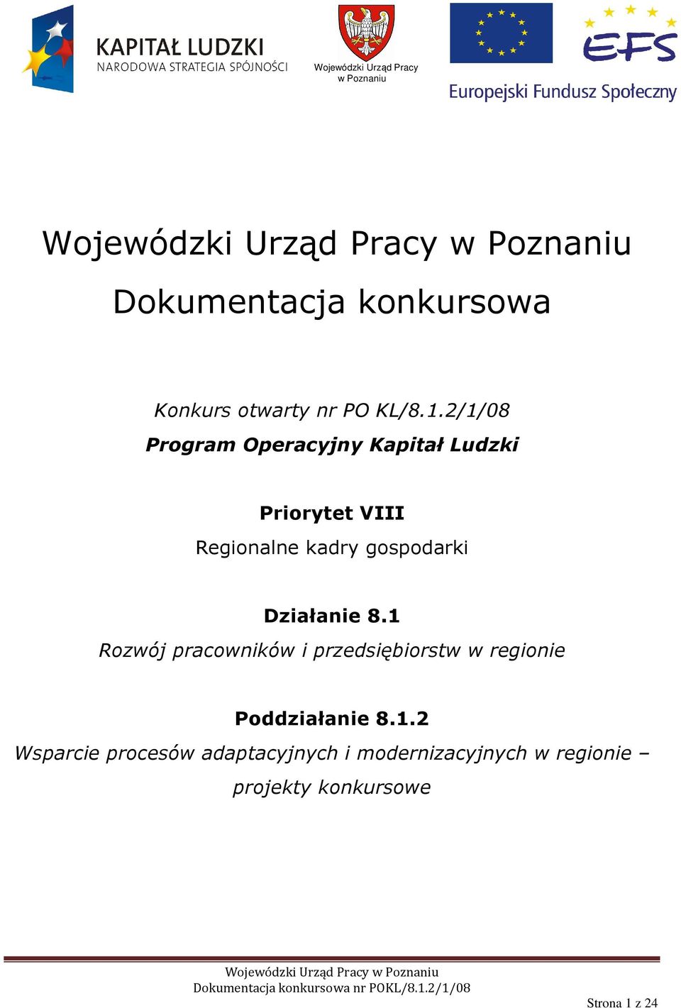 Działanie 8.1 