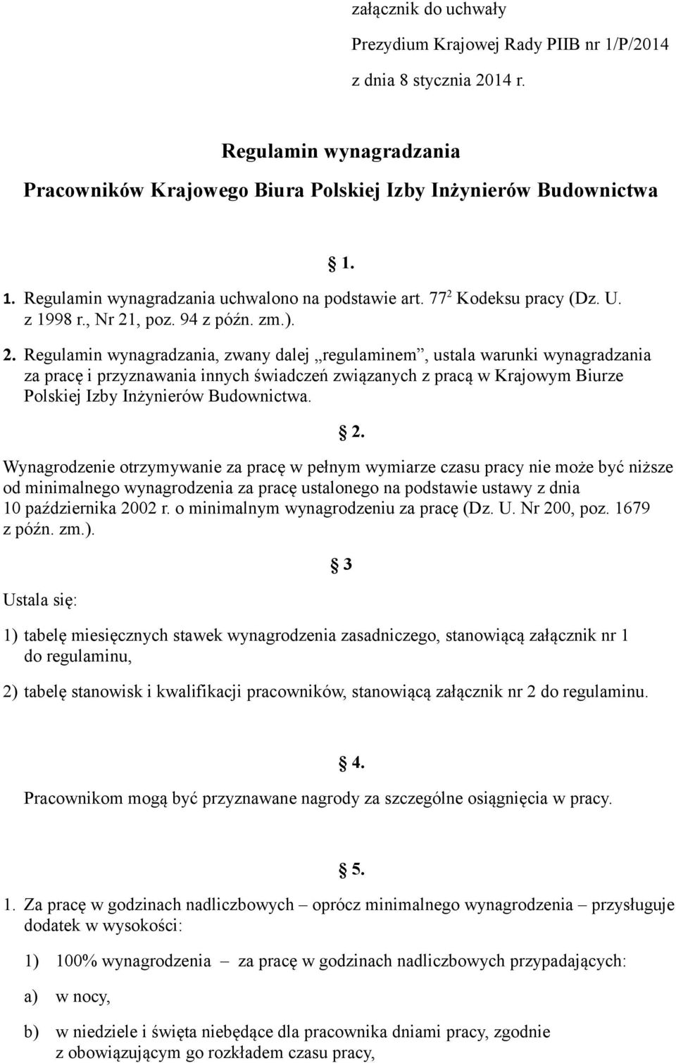 Kodeksu pracy (Dz. U. z 1998 r., Nr 21