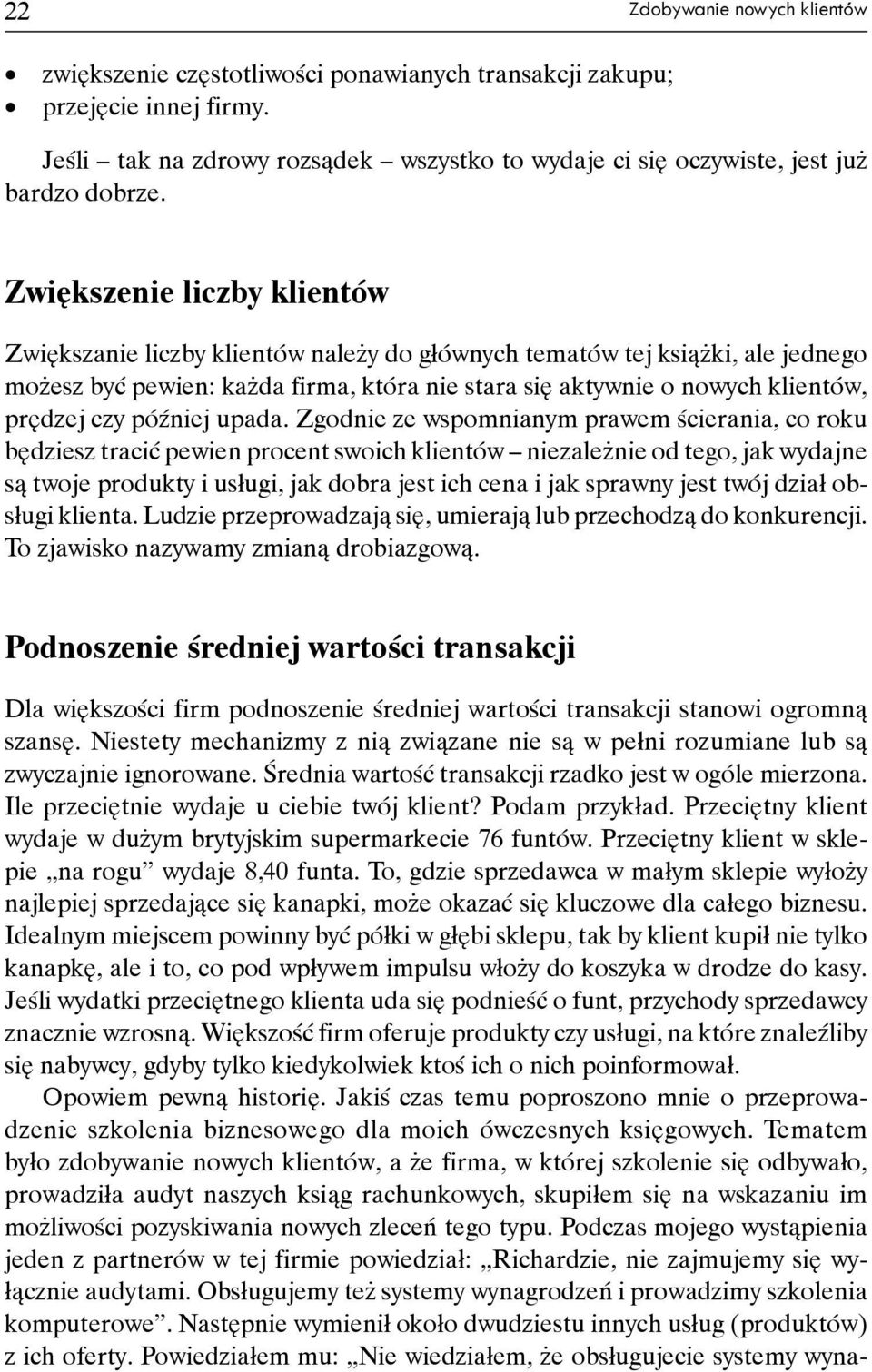 później upada.
