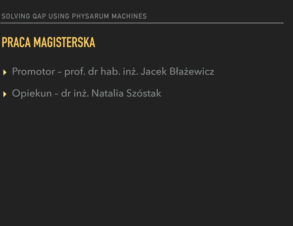 inż. Jacek Błażewicz