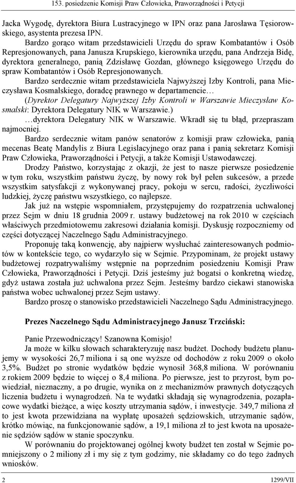 głównego księgowego Urzędu do spraw Kombatantów i Osób Represjonowanych.