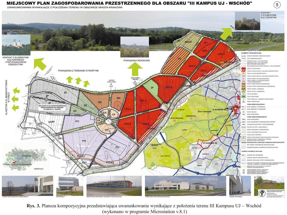 Plansza kompozycyjna przedstawiaj¹ca uwarunkowania