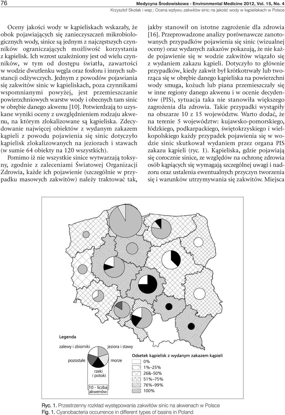 kąpielisk. Ich wzrost uzależniony jest od wielu czynników, w tym od dostępu światła, zawartości w wodzie dwutlenku węgla oraz fosforu i innych substancji odżywczych.