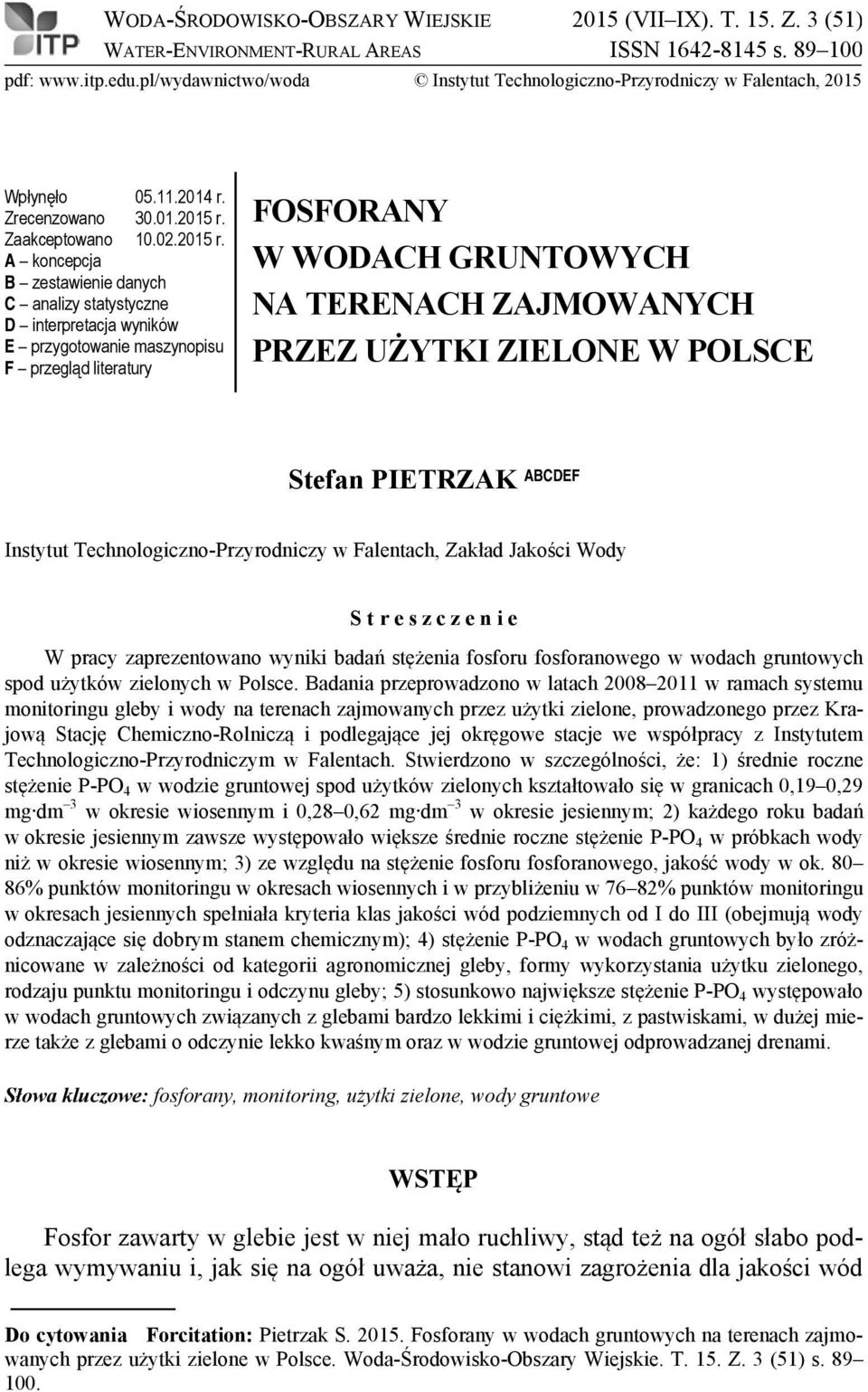 Zaakceptowano 10.02.2015 r.